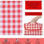 Tapis de camping en plein air epais, impermable, couverture de pique - nique portable, couverture de ...