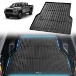 Tapis de coffre compatible avec toyota tacoma 2005 - 2023 - vevor - pour benne de 152 cm, protection ...