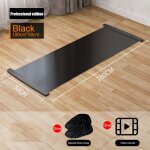 Tapis coulissant de yoga 1. 4 / 1. 8 / 2m, plaque de glissement de fitness, planche a roulettes avec ...