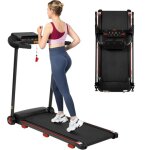 Tapis de course pliable - tapis de marche avec moteur 3 - 0ps 14 km / h - ecran led - 12 programmes - ...