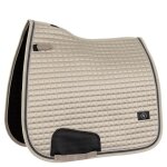 Tapis de dressage pour cheval satin br equitation capri cob mixte beige