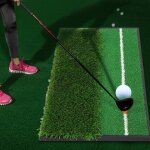 Tapis d'entra�nement - 30cm x 60cm portable golf frapper pad pp & pe mini tapis de golf otk