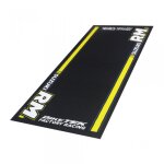 Tapis environnemental paddock biketek garage mat noir jaune pour moto suzuki rm neuf