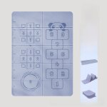 Tapis de fitness pliable pour maison tpe antid�rapant pour enfants tapis de danse a rebond tapis de yoga ...