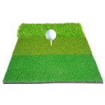 Tapis de pratique de golf 3 en 1, gazon artificiel pour l'entranement en plein air, tri - gazon