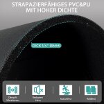 Tapis home trainer, 6mm pvc tapis de protection de equipement de fitness, pour tapis de course / tapis ... Tapis home trainer, 6mm pvc tapis de protection de equipement de fitness, pour tapis de course / tapis ...