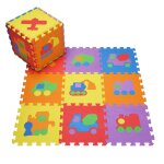 Tapis de jeu en mousse eva pour b�b�, 10 pi�ces / ensemble, puzzle, jouets pour enfants, tapis de yoga ...