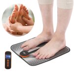Tapis de masseur de pied electrique coussin de massage des pieds intelligent ems stimulateur de muscle ... Tapis de masseur de pied electrique coussin de massage des pieds intelligent ems stimulateur de muscle ...
