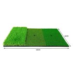 Tapis de practice de golf 30x60cm tapis de frappe en caoutchouc gazon artificiel pour activits en plein ...