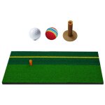 Tapis de practice de golf d'int�rieur, 30cm x 60cm, faux gazon