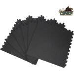 Tapis de protection de sol, tapis de sol en mousse matelas puzzle pour matriel fitness lot de 6dalles ...
