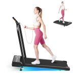 Tapis roulant pliable pour la maison : equip� d'un moteur de 2, 5 cv, d'une capacit� de charge de 120 ...