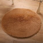 Tapis de salle de bain et de chambre a coucher, antidérapant, rond en peluche, pour salon, douche, yoga, ... Tapis de salle de bain et de chambre a coucher, antidérapant, rond en peluche, pour salon, douche, yoga, ...