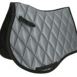 Tapis de selle cheval – equithème “glitterâ” argenté taille cheval Tapis de selle cheval – equithème “glitterâ” argenté taille cheval