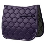 Tapis de selle pour cheval matelass� a gouttes de losanges tattini