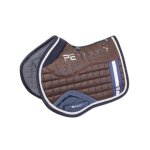 Tapis de selle pour cheval satin antid�rapant premier equine azzure