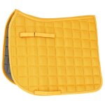 Tapis de selle covalliero coupe dressage cheval, jaune, equitation Tapis de selle covalliero coupe dressage cheval, jaune, equitation