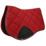 Tapis de selle equithme infinity - mixte rouge glitter cheval