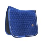 Tapis de selle velvet classic dressage bleu marine Tapis de selle velvet classic dressage bleu marine