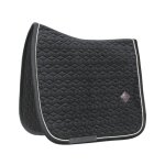 Tapis de selle velvet classic dressage noir kentucky