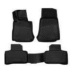 Tapis de sol en caoutchouc 3d exclusive compatible avec mercedes glc (x253 - c253) 2015 - 2022 4pcs, ...