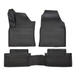 Tapis de sol en caoutchouc tpe toutes saisones pour hyundai i30 depuis 2017 4pcs, noir, antidrapant, ...