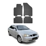 Tapis de sol pour chevrolet lacetti 2003 - 2009 caoutchouc noir Tapis de sol pour chevrolet lacetti 2003 - 2009 caoutchouc noir
