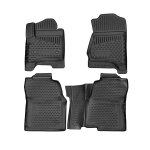 Tapis de sol pour chevrolet silverado 2014 - 2019 en caoutchouc tpe 3d noir 4pcs Tapis de sol pour chevrolet silverado 2014 - 2019 en caoutchouc tpe 3d noir 4pcs