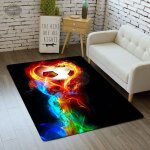 Tapis de sol de football pour enfants et parents, zone de jeu 3d lea, chambre a coucher, football, garçons, ... Tapis de sol de football pour enfants et parents, zone de jeu 3d lea, chambre a coucher, football, garçons, ...