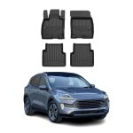 Tapis de sol pour ford kuga 2020 - 2025 tpe noir Tapis de sol pour ford kuga 2020 - 2025 tpe noir