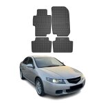 Tapis de sol pour honda accord 2002 - 2008 caoutchouc noir
