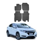 Tapis de sol pour honda hr - v 2013 - 2021 caoutchouc noir Tapis de sol pour honda hr - v 2013 - 2021 caoutchouc noir