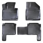 Tapis de sol - hyundai - santa fe - 2013 - 2021 - caoutchouc thermo hygi�nique - hauteur de bord 2 - ...