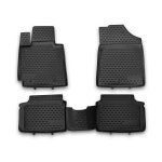Tapis de sol pour hyundai veloster 2011 - 2017 caoutchouc tpe 3d noir 4pcs Tapis de sol pour hyundai veloster 2011 - 2017 caoutchouc tpe 3d noir 4pcs