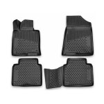 Tapis de sol pour kia optima 2016 - 2019 en caoutchouc tpe 3d noir 4pcs