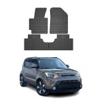 Tapis de sol pour kia soul 2013 - 2019 caoutchouc noir