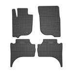 Tapis de sol pour mitsubishi l200 2019 - 2022 caoutchouc noir