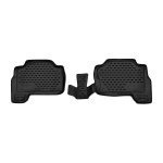 Tapis de sol pour mitsubishi pajero sport 2016 - 2025 2me range tpe 3d noir 2x