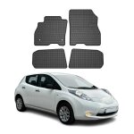 Tapis de sol pour nissan leaf 2010 - 2017 caoutchouc noir