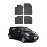 Tapis de sol pour nissan note 2006 - 2012 caoutchouc noir