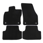 Tapis de sol de qualit� noir sup�rieure pour seat ateca depuis 2016 4pcs, ajustement pr�cis, renforc�e ...