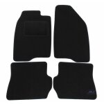 Tapis de sol noir velours - j&j automotive - ford fusion 2002 - 2012 - sur mesure - antidrapant - impermable ...
