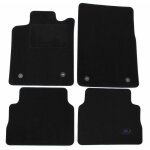 Tapis de sol noir velours - j&j automotive - opel vectra c - sur mesure - antid�rapant - imperm�able