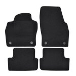 Tapis de sol noir velours sur mesure pour audi a1 depuis 2019, 4pcs, ajustement prcis, renforce dans ...