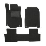 Tapis de sol noir velours sur mesure pour honda cr - v 2012 - 2016, 3pcs, ajustement précis, renforcée ... Tapis de sol noir velours sur mesure pour honda cr - v 2012 - 2016, 3pcs, ajustement précis, renforcée ...