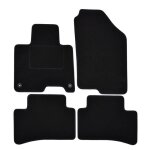 Tapis de sol noir velours sur mesure pour kia sportage depuis 2022, 4pcs, ajustement prcis, renforce ...