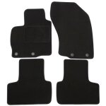 Tapis de sol noir velours sur mesure pour mitsubishi asx 2010 - 2019, ajustement prcis, renforce dans ...