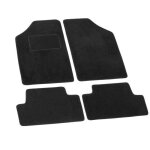 Jj automotive tapis de sol noir velours sur mesure pour nissan 200 sx 1989 - 1993, 4pcs, renforce dans ...
