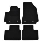 Tapis de sol noir velours sur mesure pour renault arkana depuis 2020, 4pcs, ajustement prcis, renforce ...