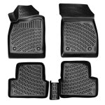 Tapis de sol - opel - astra (j) 2009 - 2015 - caoutchouc - noir - antid�rapant